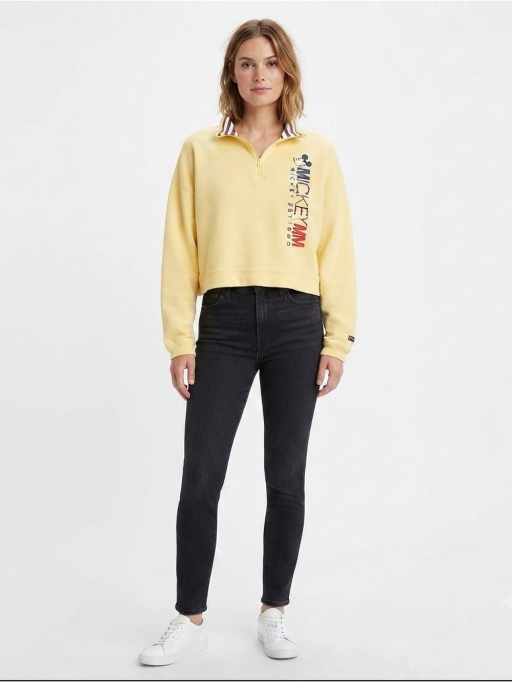 Mickey Mouse Pullover Sweater Large